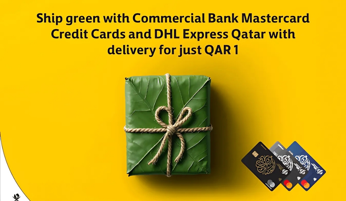 Commercial Bank and DHL Launch GoGreen Plus QAR 1 Shipping Offer